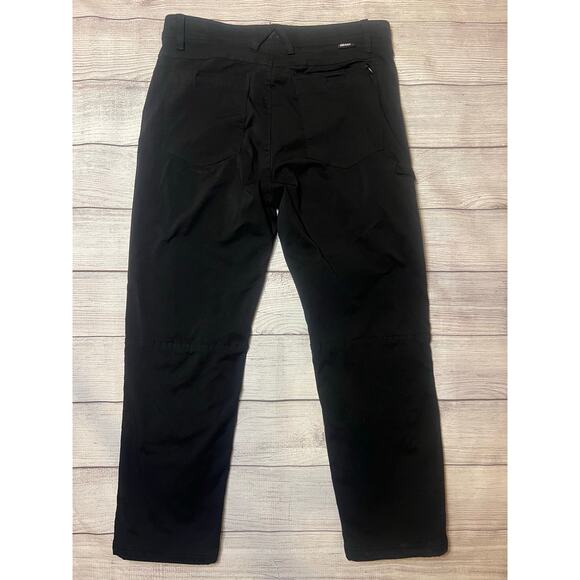 Gerry Men’s Black Fleece-Lined Softshell Pants 32x30 Adjustable Hem Excellent - Picture 2 of 8